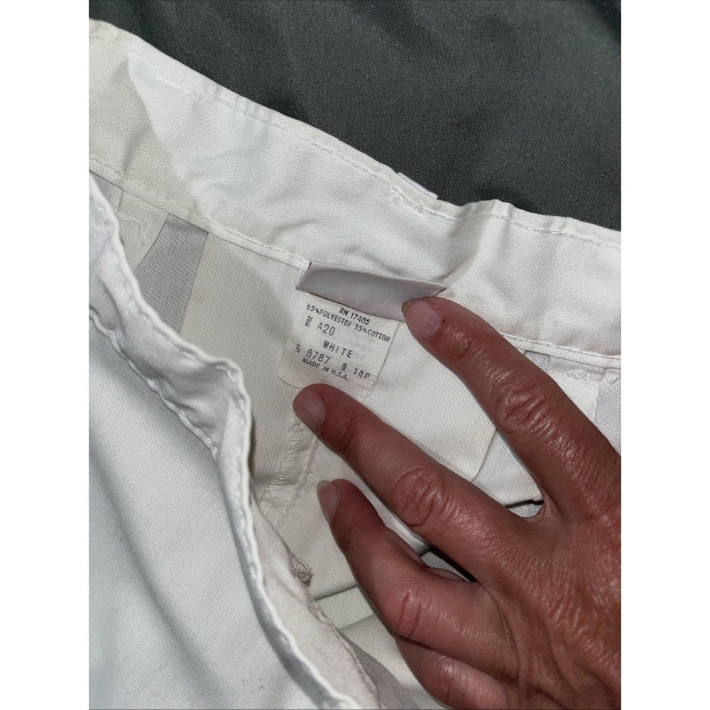 Haband For Her Pants Womens White Wide Leg Culottes Crop Drapey Size 14P Pockets - Picture 8 of 12